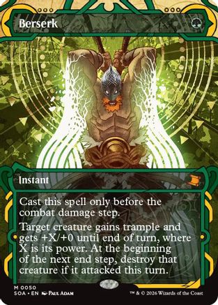 Berserk (SOA-050) - Secrets of Strixhaven: Mystical Archive - Magic The Gathering