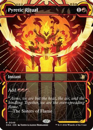 Pyretic Ritual (SOA-046) - Secrets of Strixhaven: Mystical Archive - Magic The Gathering