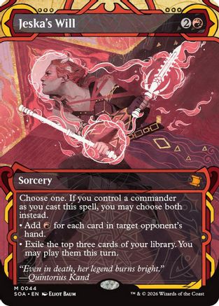Jeska's Will (SOA-044) - Secrets of Strixhaven: Mystical Archive - Magic The Gathering