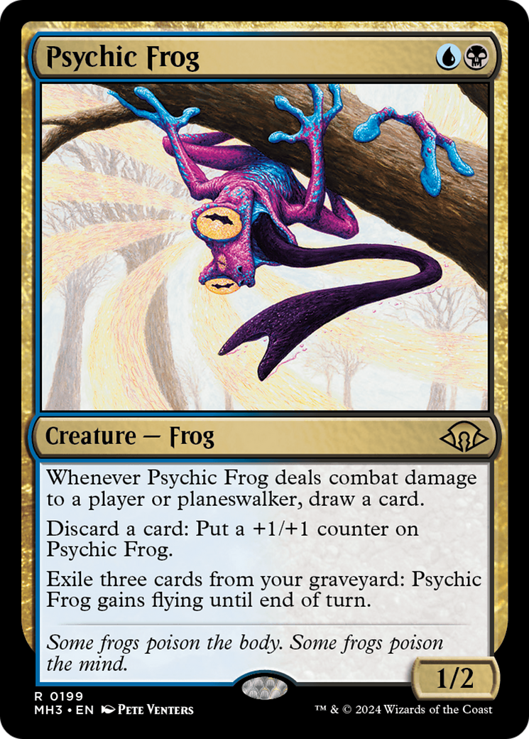 Psychic Frog (MH3-199) - Modern Horizons 3 - Magic The Gathering