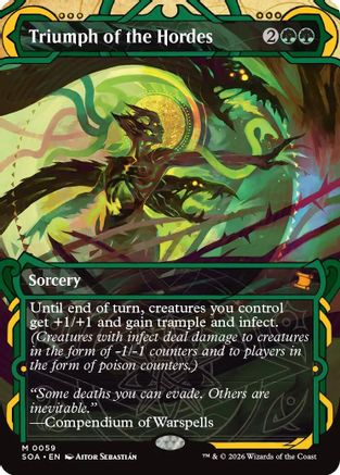 Triumph of the Hordes (SOA-059) - Secrets of Strixhaven: Mystical Archive - Magic The Gathering