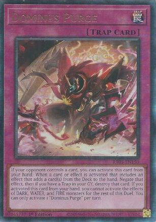 ULTIMATE RARE Dominus Purge (Ultimate Rare) (RA05-EN150) - Rarity Collection 5 1st Edition