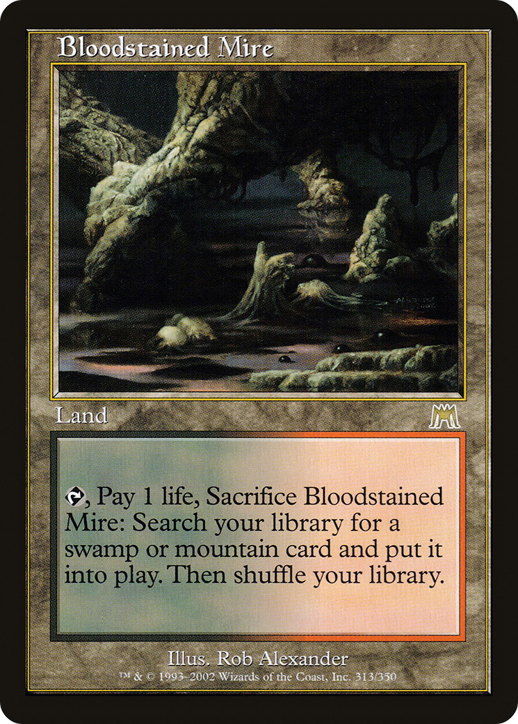 FOIL Bloodstained Mire (ONS-313) - Onslaught - Magic The Gathering