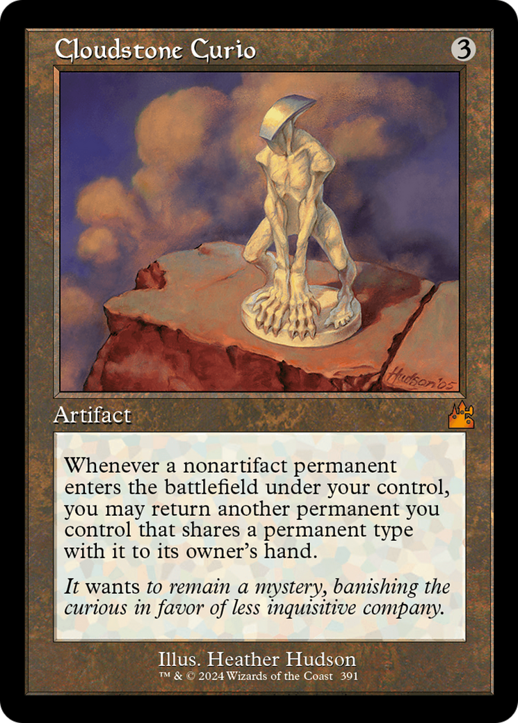 FOIL Cloudstone Curio (Retro Frame) (RVR-391) - Ravnica Remastered - Magic The Gathering