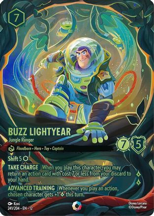 Buzz Lightyear - Jungle Ranger (Iconic) (241/204) - Wilds Unknown HOLOFOIL