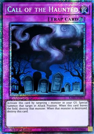 STARLIGHT RARE Call of the Haunted (Starlight Rare) (RA05-EN076) - Rarity Collection 5 1st Edition