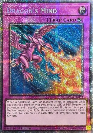 STARLIGHT RARE Dragon's Mind (Starlight Rare) (RA05-EN082) - Rarity Collection 5 1st Edition