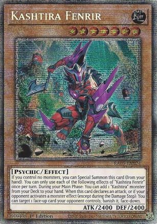STARLIGHT RARE Kashtira Fenrir (Starlight Rare) (RA05-EN024) - Rarity Collection 5 1st Edition