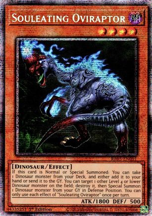 STARLIGHT RARE Souleating Oviraptor (Starlight Rare) (RA05-EN011) - Rarity Collection 5 1st Edition