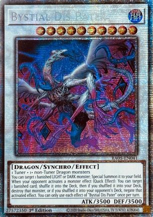 STARLIGHT RARE Bystial Dis Pater (Starlight Rare) (RA05-EN041) - Rarity Collection 5 1st Edition