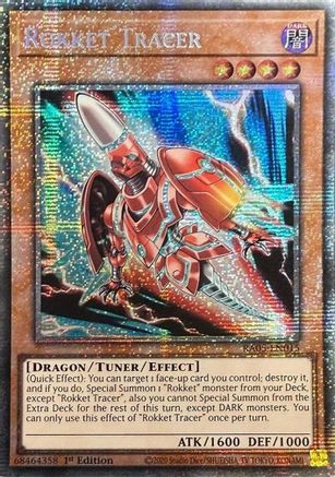 STARLIGHT RARE Rokket Tracer (Starlight Rare) (RA05-EN015) - Rarity Collection 5 1st Edition
