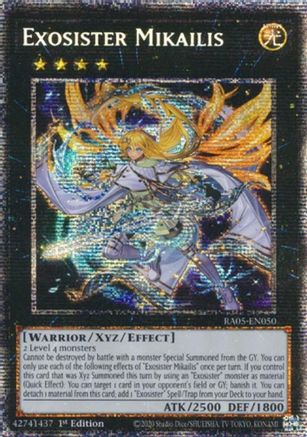 STARLIGHT RARE Exosister Mikailis (Starlight Rare) (RA05-EN050) - Rarity Collection 5 1st Edition
