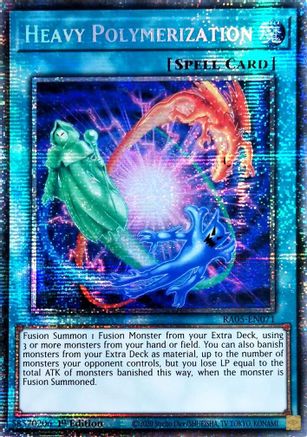 STARLIGHT RARE Heavy Polymerization (Starlight Rare) (RA05-EN071) - Rarity Collection 5 1st Edition