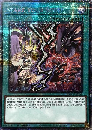STARLIGHT RARE Stake Your Soul! (Starlight Rare) (RA05-EN069) - Rarity Collection 5 1st Edition