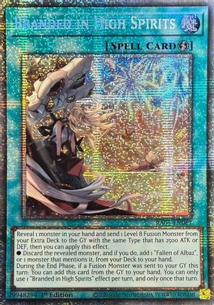 STARLIGHT RARE Branded in High Spirits (Starlight Rare) (RA05-EN067) - Rarity Collection 5 1st Edition