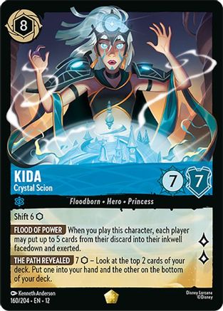Kida - Crystal Scion (160/204) - Wilds Unknown COLD FOIL