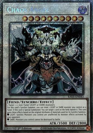 STARLIGHT RARE Chaos Angel (Starlight Rare) (RA05-EN043) - Rarity Collection 5 1st Edition