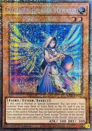 STARLIGHT RARE Diviner of the Herald (Starlight Rare) (RA05-EN017) - Rarity Collection 5 1st Edition