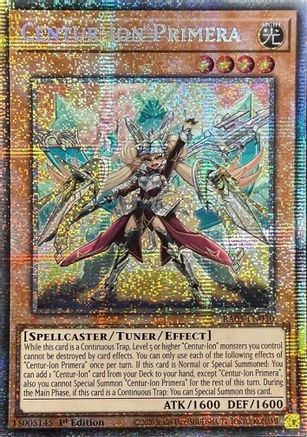 STARLIGHT RARE Centur-Ion Primera (Starlight Rare) (RA05-EN030) - Rarity Collection 5 1st Edition