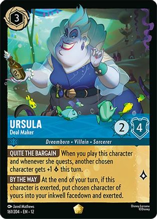 Ursula - Deal Maker (161/204) - Wilds Unknown COLD FOIL