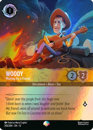 Woody - Waiting for a Friend (Epic) (205/204) - Wilds Unknown HOLOFOIL