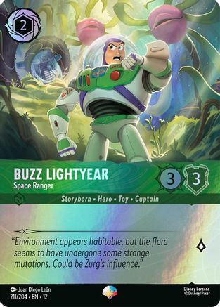 Buzz Lightyear - Space Ranger (Epic) (211/204) - Wilds Unknown HOLOFOIL