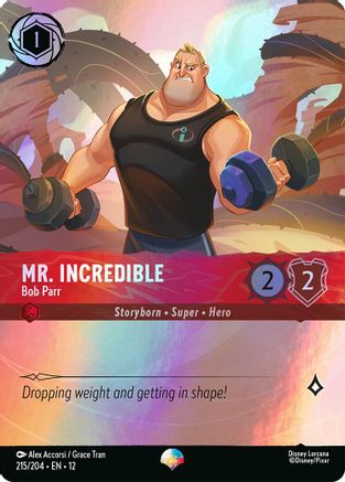 Mr. Incredible - Bob Parr (Epic) (215/204) - Wilds Unknown HOLOFOIL