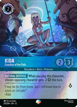 Kida - Guardian of the Path (Epic) (217/204) - Wilds Unknown HOLOFOIL