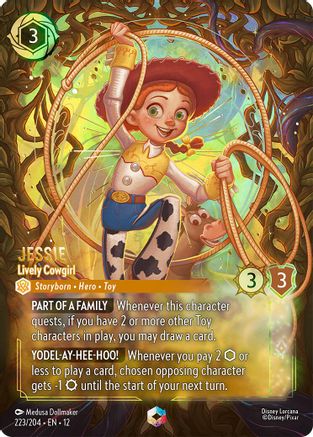 Jessie - Lively Cowgirl (Enchanted) (223/204) - Wilds Unknown HOLOFOIL
