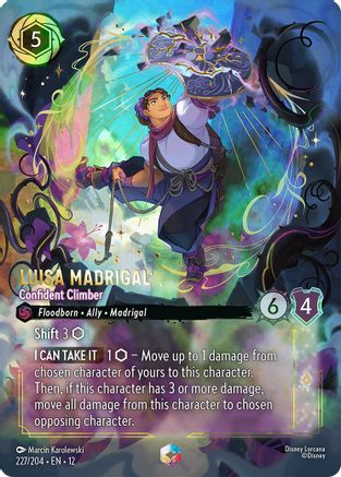 Luisa Madrigal - Confident Climber (Enchanted) (227/204) - Wilds Unknown HOLOFOIL