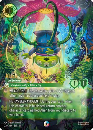 Alien - True Believer (Enchanted) (229/204) - Wilds Unknown HOLOFOIL
