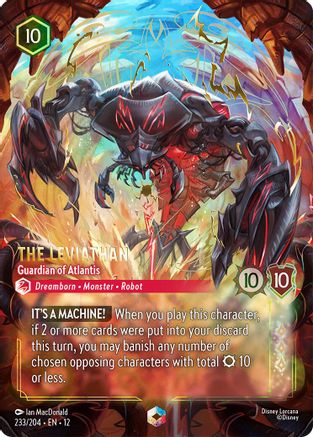 The Leviathan - Guardian of Atlantis (Enchanted) (233/204) - Wilds Unknown HOLOFOIL