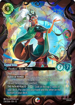 Kida - Crystal Scion (Enchanted) (236/204) - Wilds Unknown HOLOFOIL
