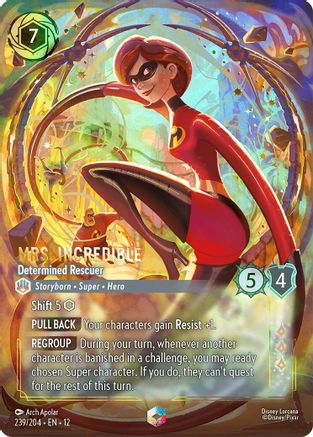 Mrs. Incredible - Determined Rescuer (Enchanted) (239/204) - Wilds Unknown HOLOFOIL
