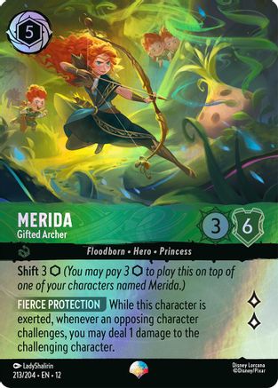 Merida - Gifted Archer (Epic) (213/204) - Wilds Unknown HOLOFOIL