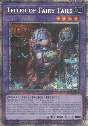 STARLIGHT RARE Teller of Fairy Tails (Starlight Rare) (BLZD-EN034) - Blazing Dominion 1st Edition