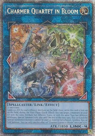 STARLIGHT RARE Charmer Quartet in Bloom (Starlight Rare) (BLZD-EN050) - Blazing Dominion 1st Edition