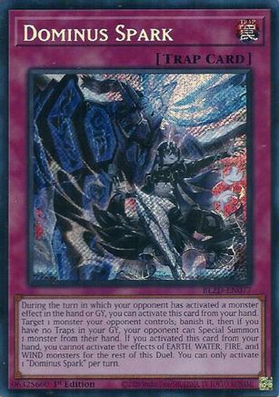 SECRET RARE Dominus Spark (BLZD-EN077) - Blazing Dominion 1st Edition