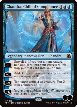 Chandra, Chill of Compliance (FRA-212) - Reality Fracture - Magic The Gathering