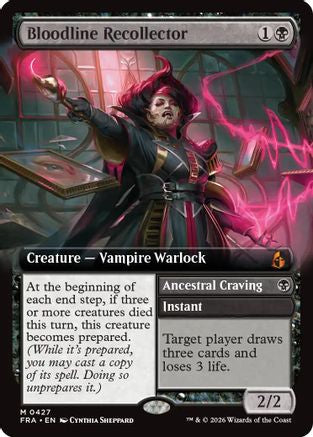 Bloodline Recollector (Extended Art) (FRA-427) - Reality Fracture - Magic The Gathering