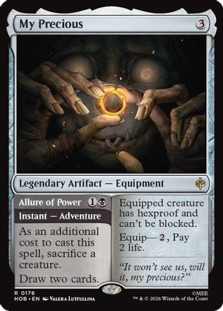 FOIL My Precious (HOB-176) - The Hobbit - Magic The Gathering