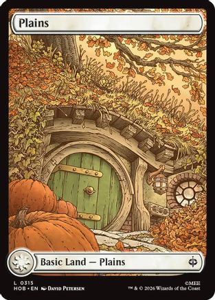 Plains (0315) (HOB-315) - The Hobbit - Magic The Gathering
