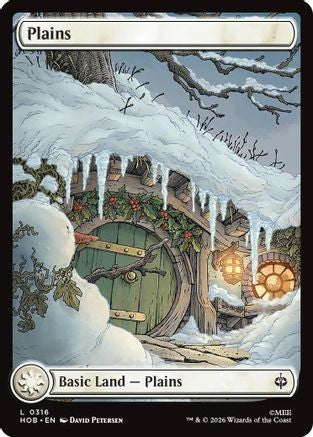 Plains (0316) (HOB-316) - The Hobbit - Magic The Gathering