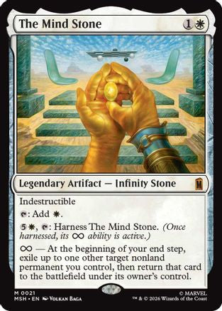 The Mind Stone (MSH-021) - Marvel Super Heroes - Magic The Gathering
