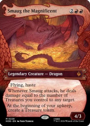 Smaug the Magnificent (Showcase) (HOB-229) - The Hobbit - Magic The Gathering