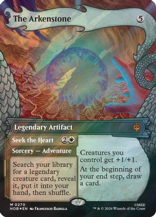 FOIL The Arkenstone (Showcase) (Surge Foil) (HOB-270) - The Hobbit - Magic The Gathering