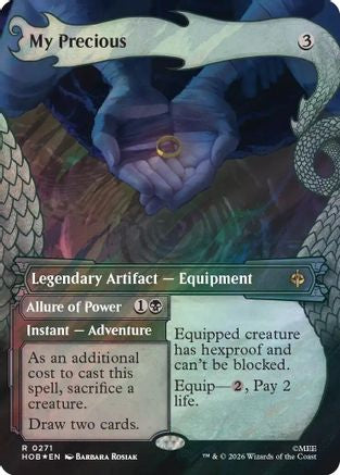 FOIL My Precious (Showcase) (Surge Foil) (HOB-271) - The Hobbit - Magic The Gathering