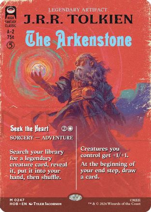 The Arkenstone (Borderless) (HOB-247) - The Hobbit - Magic The Gathering