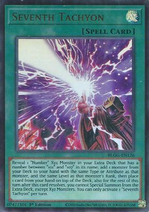 ULTRA RARE Seventh Tachyon (BLGG-EN126) - Battles of Legend: Glorious Gallery 1st Edition