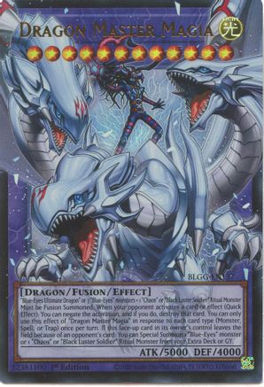 ULTRA RARE Dragon Master Magia (BLGG-EN137) - Battles of Legend: Glorious Gallery 1st Edition